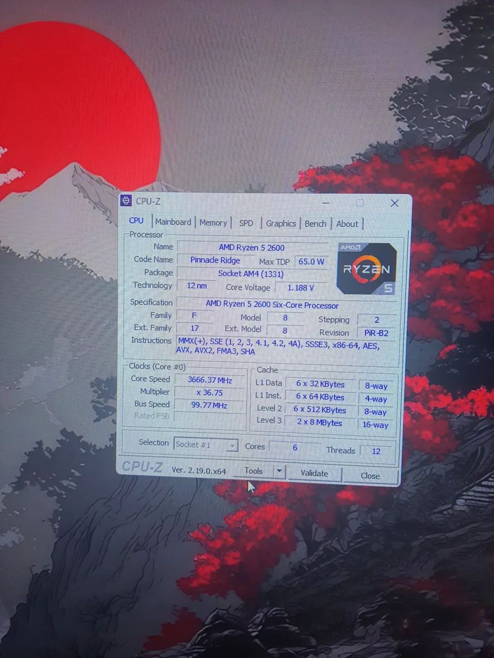 Processador AM4 AMD Ryzen 5 2600(OEM) - Foto 2