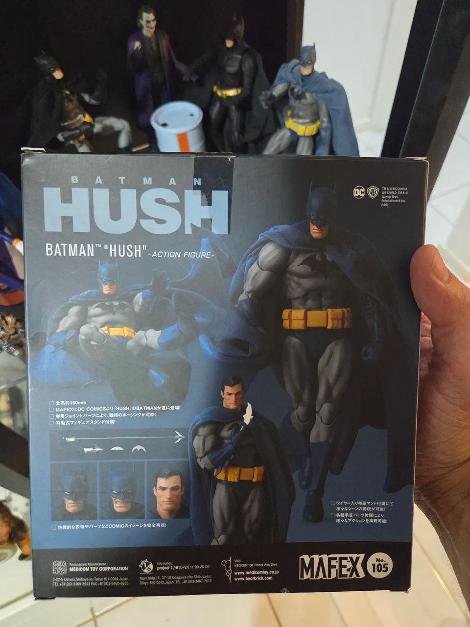Batman Hush Mafex Azul Original - Foto 4