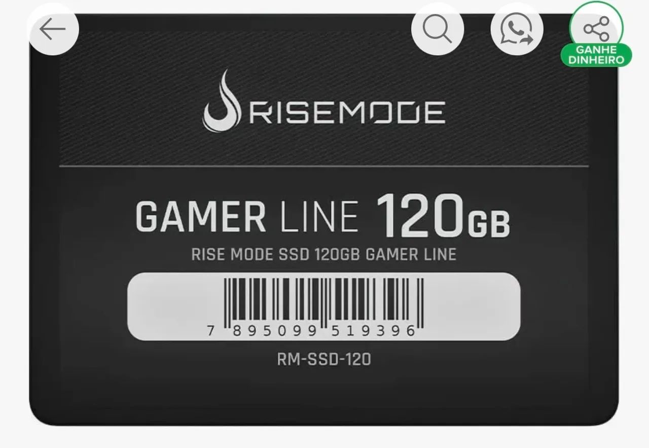 SSD RISE MODE 120gb