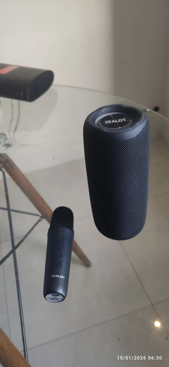 Caixa de som com microfone  - Foto 2