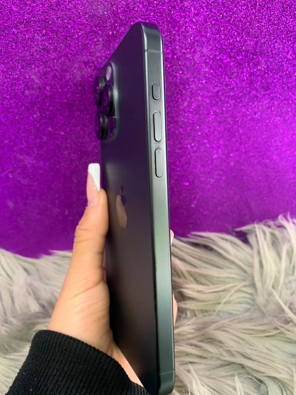 ?*IPHONE 15 PRO MAX 256GB* ?PRETO  ?87% ?R$4.149,00  - Foto 4