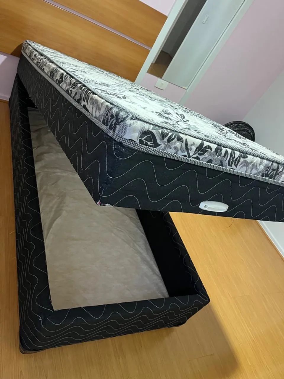 CAMA BOX BAÚ SOLTEIRO C/ COLCHÃO  - Foto 2