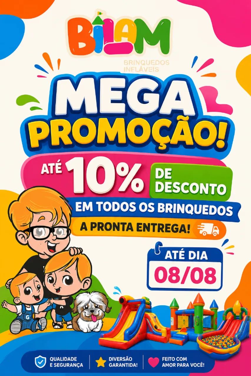 BRINQUEDOS INFLÁVEIS
