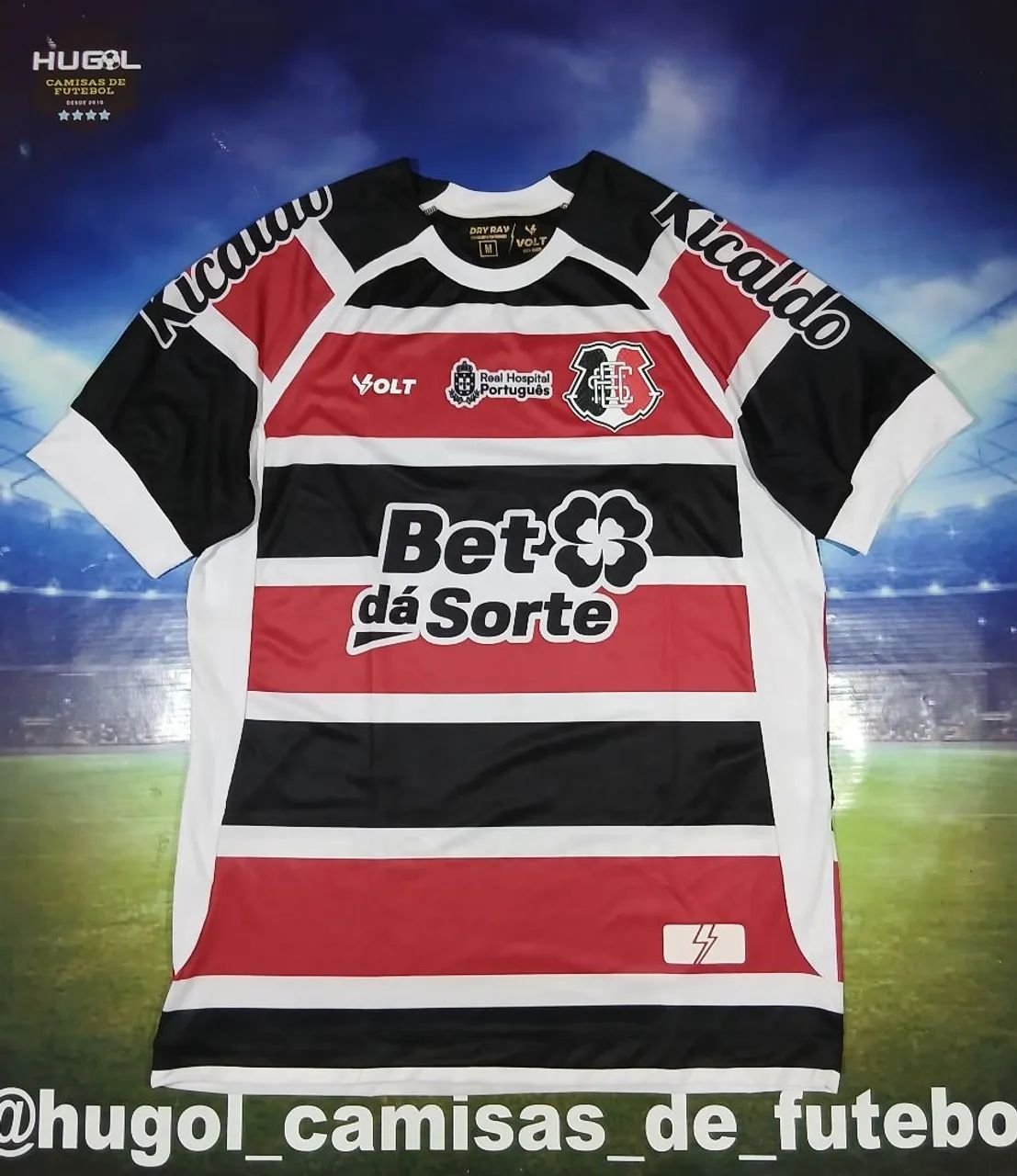 Camisa do Santa Cruz 2025 Volt #6 de jogo Tamanho M perfeita 