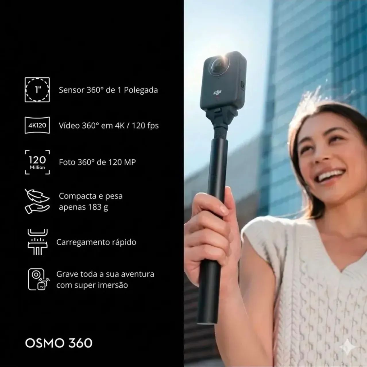 Dji Osmo 360 Adventure Combo  - Foto 5