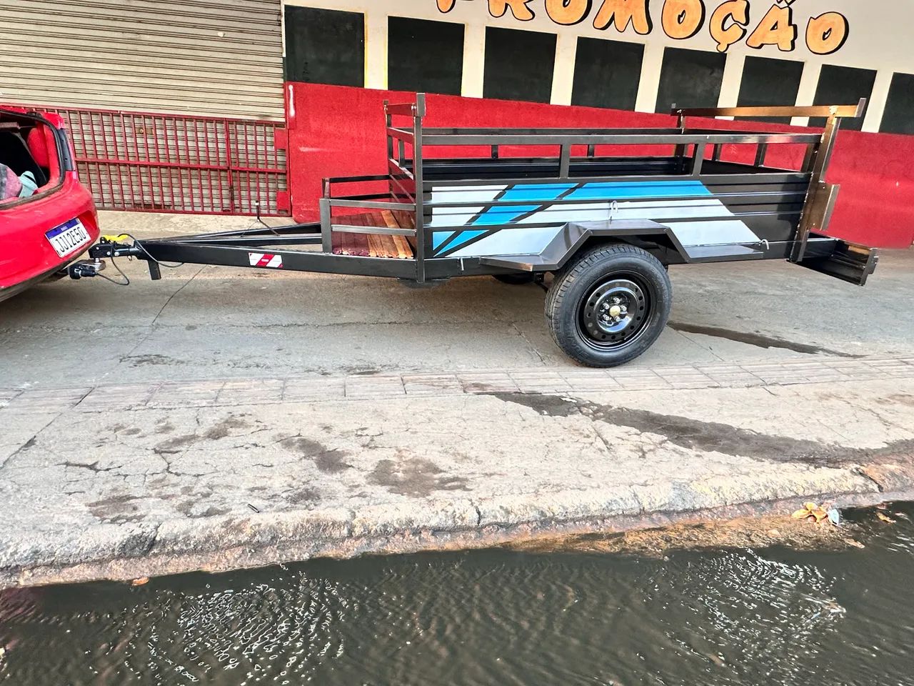 Carretinha 2x1,20 feixe de mola  - Foto 3
