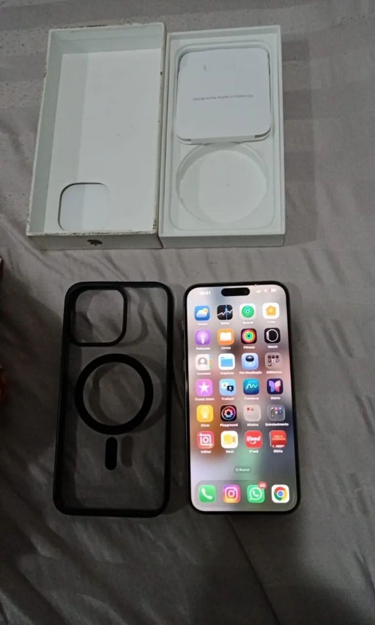 iPhone 15 pro max 256 cinza  - Foto 2