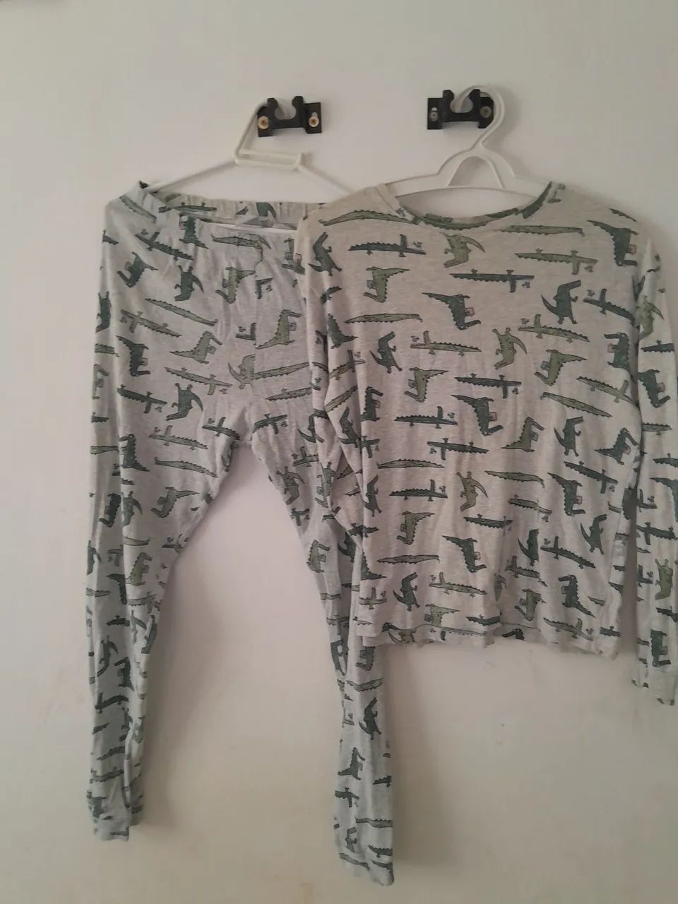 Pijama infantil de algodão. Usado e confortável. - Foto 2