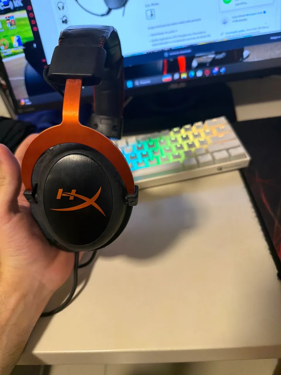 Fone de ouvido hyperx 