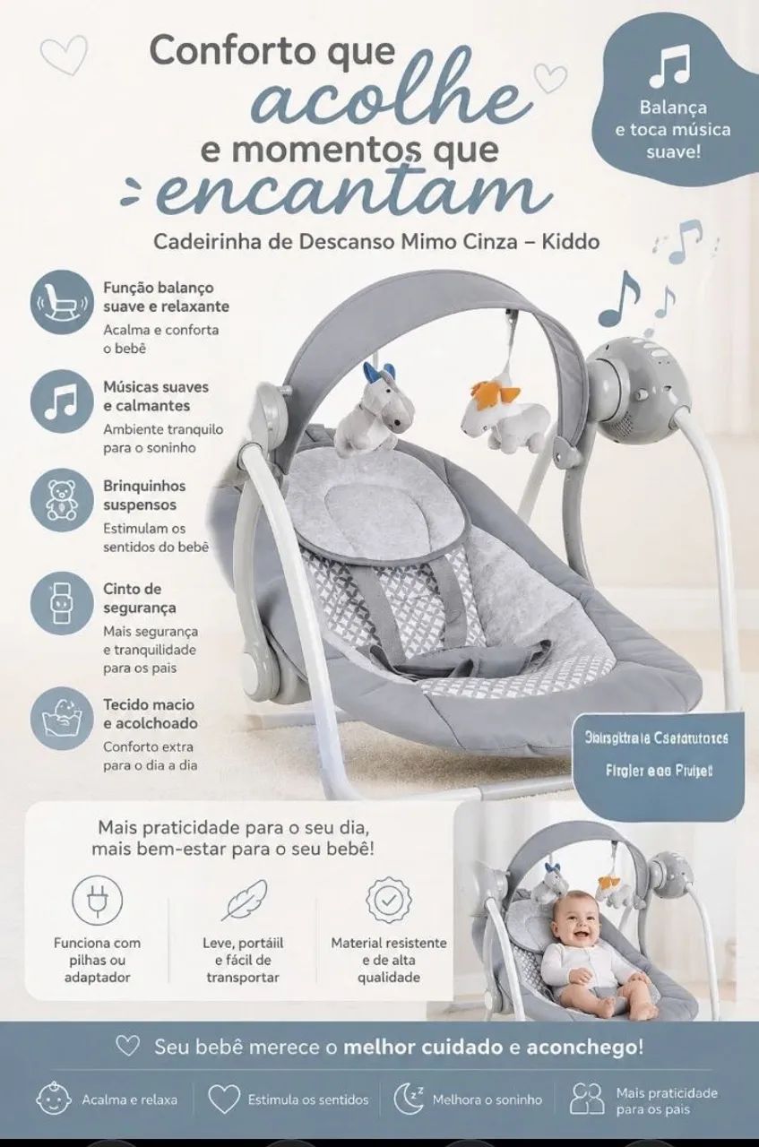 Cadeirinha de descanso  - Foto 4