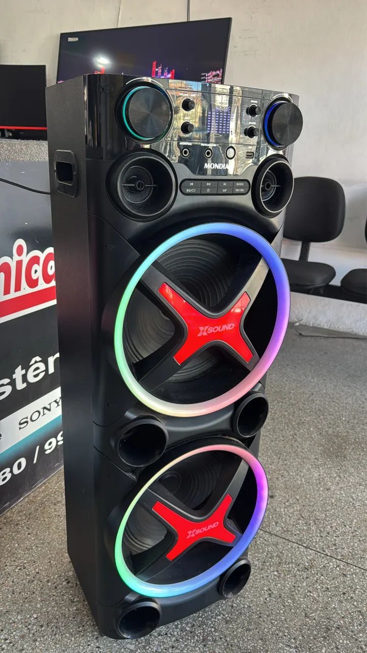Caixa MONDIAL 2200w semi nova 