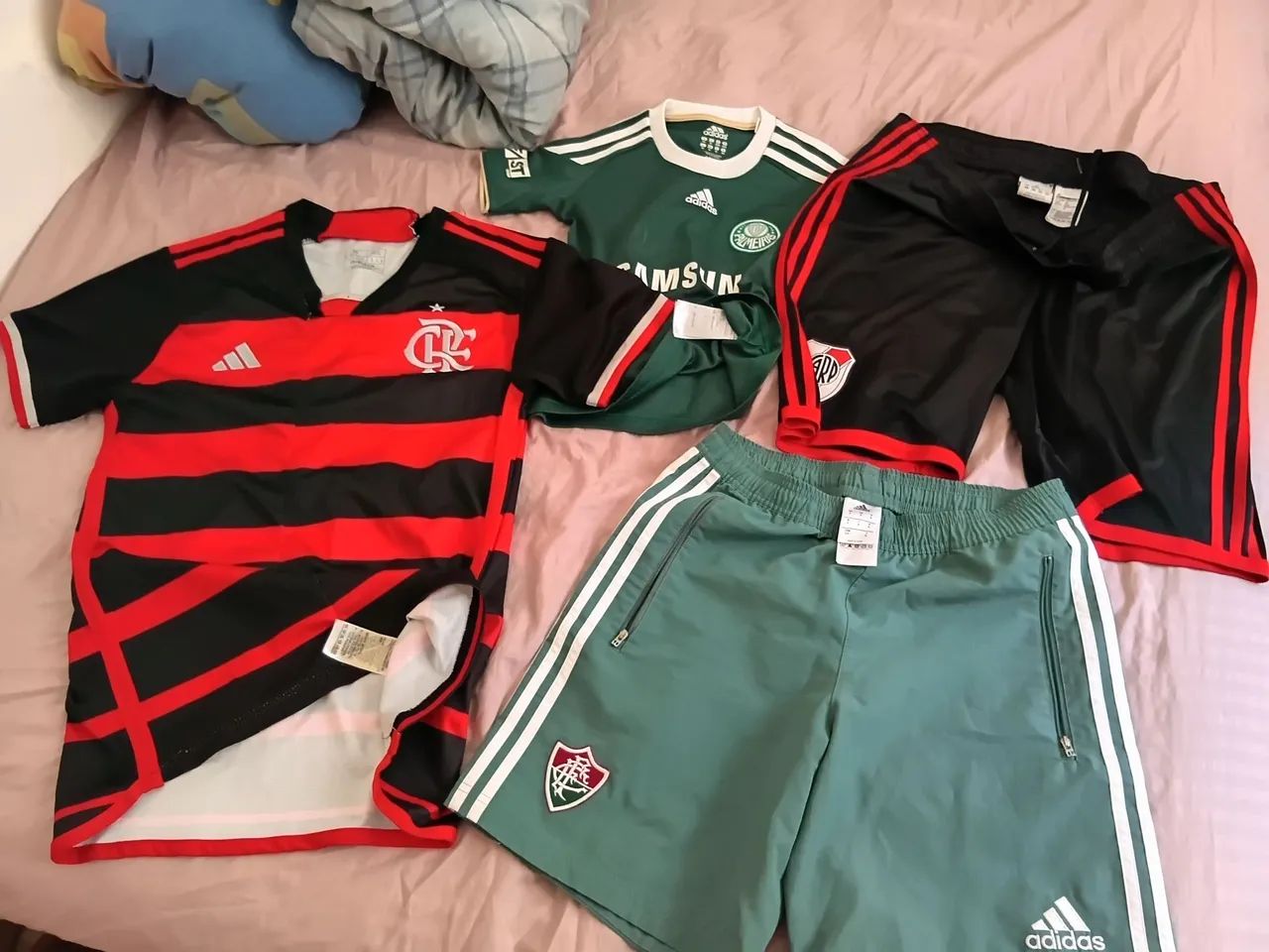 Camisa e short de times originais - Roupas - Jóquei Clube, São
