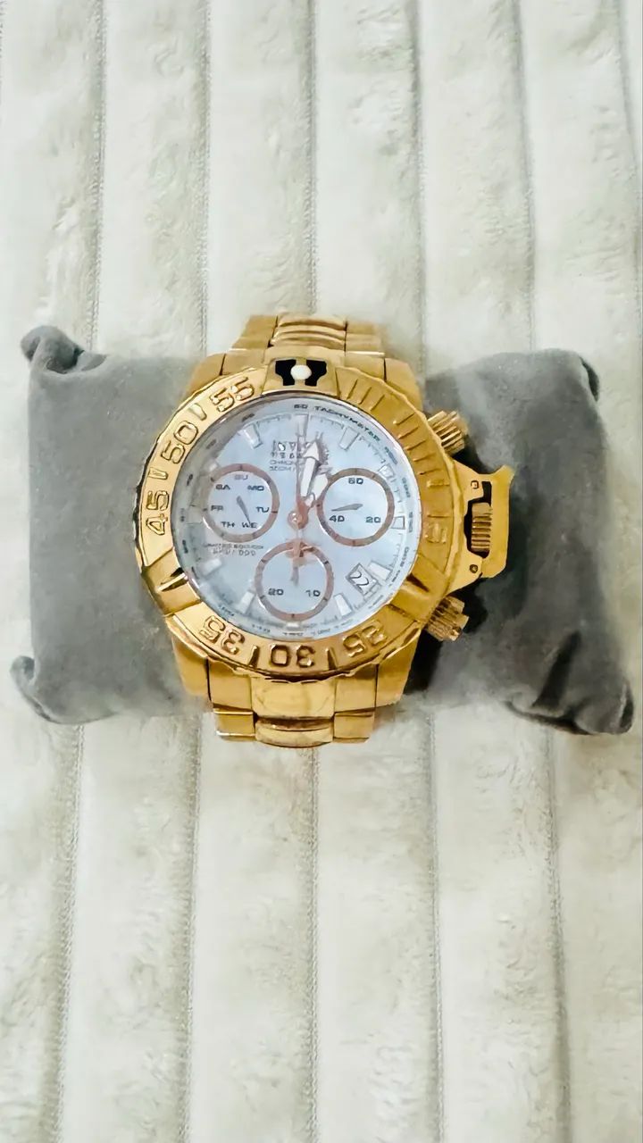 2 Pulseiras Invicta 15130 Reserve Subaqua Limited Swiss Quartz chrono - Foto 4