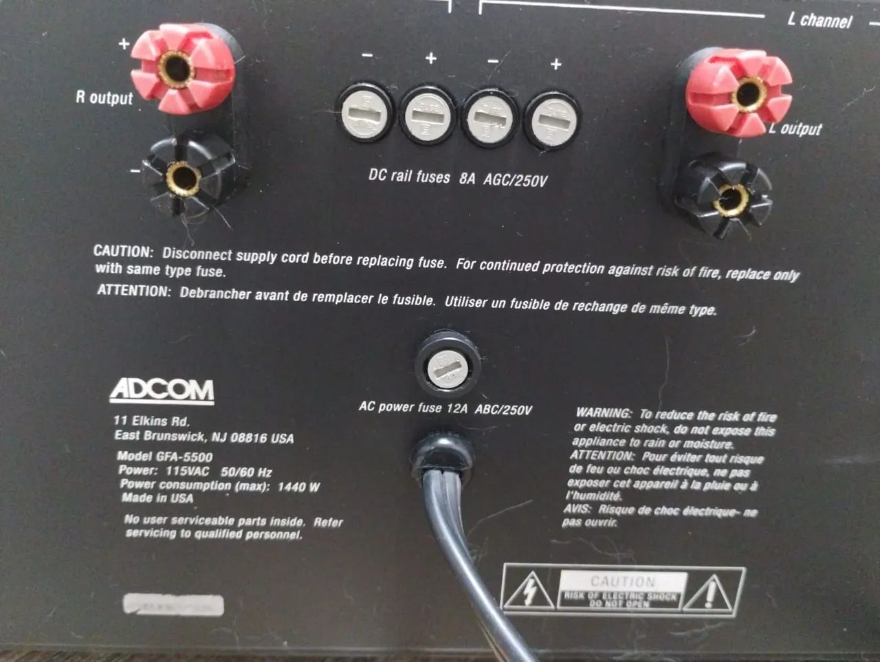 ADCOM GFA 5500 AMPLIFICADOR  - Foto 4