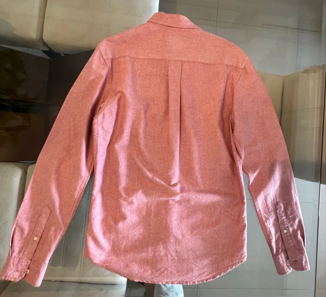 Camisa pull bear salmão  - Foto 3