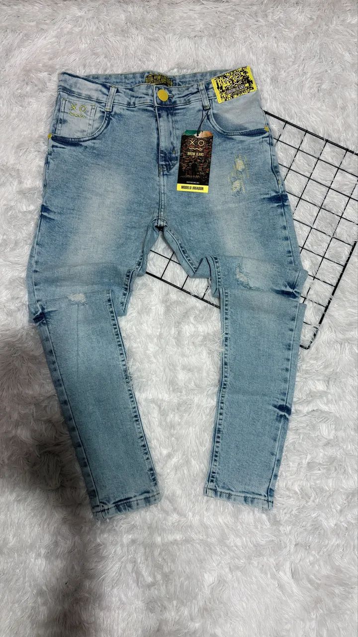 Clava jogador brow jeans original nova.