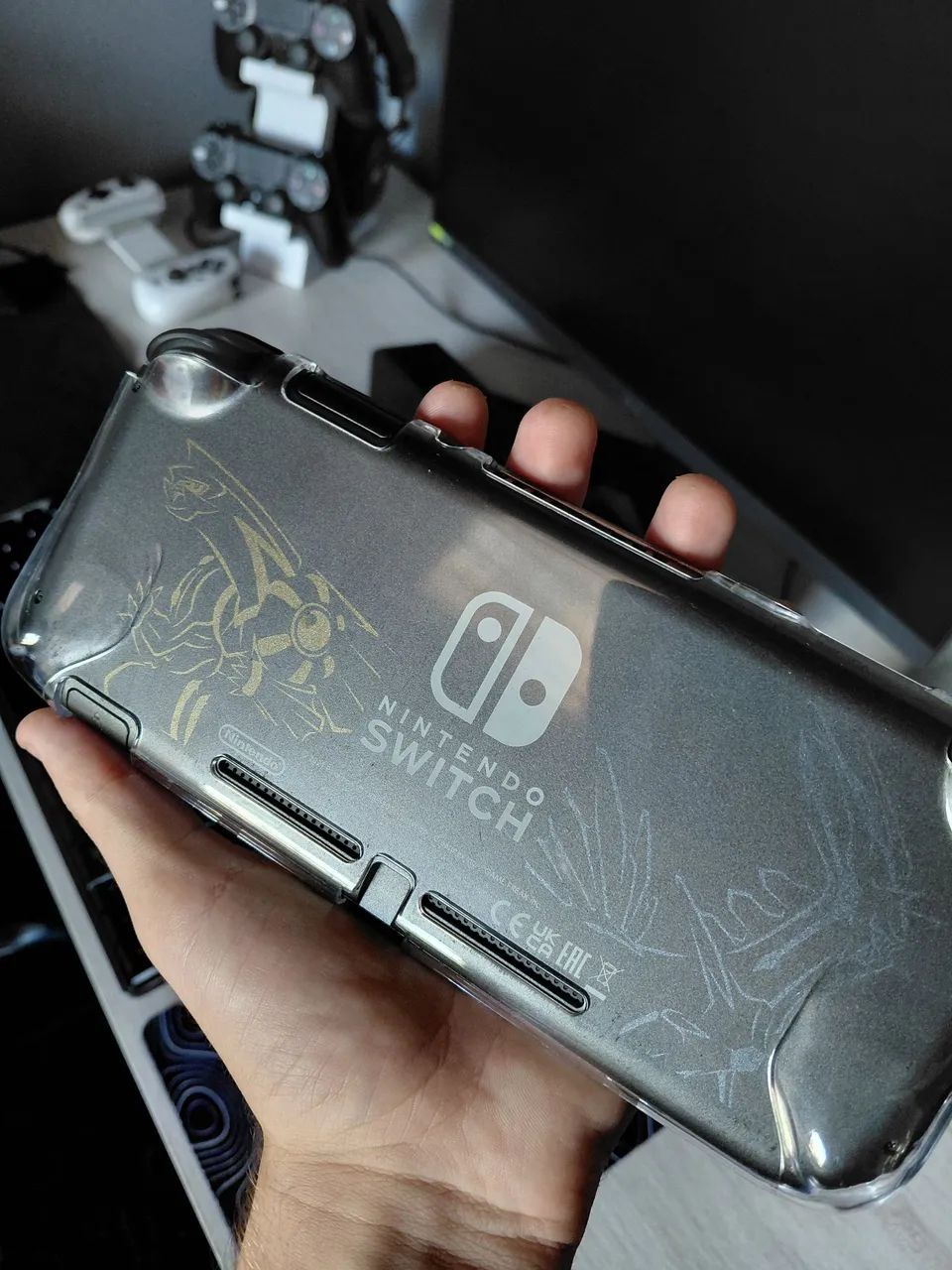 Nintendo Switch lite edição dialga e palkia desbloqueado e com Hall efect - Foto 3