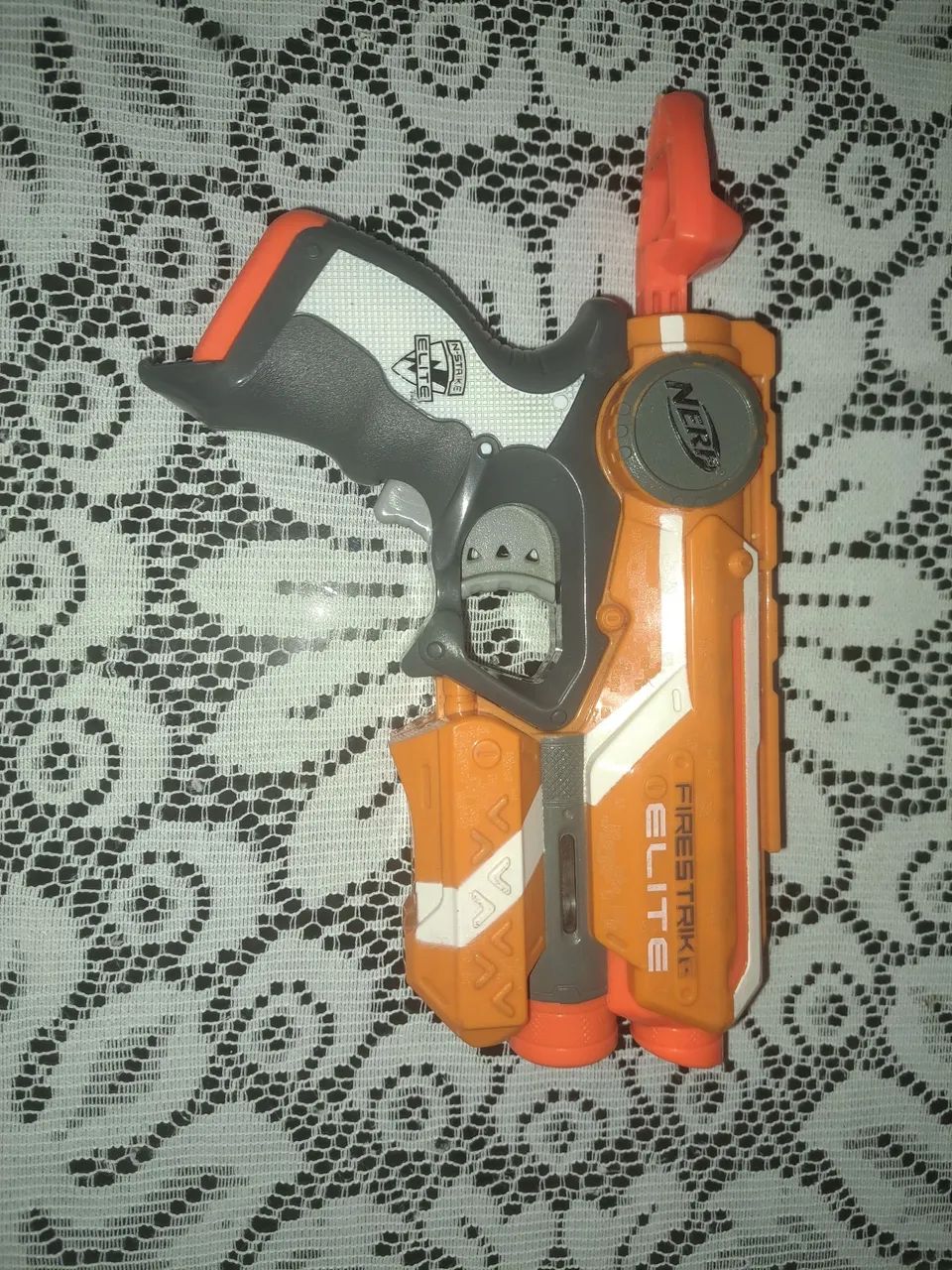 Nerf Laranja Firestrike Elite - Usada - Foto 3