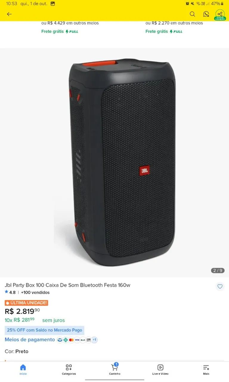 JBL PARTYBOX 100  - Foto 2