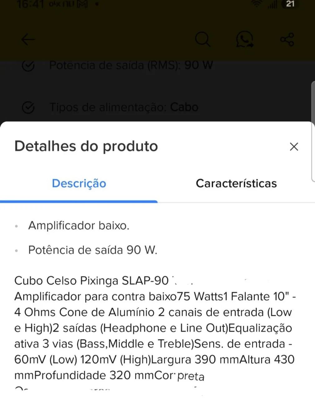 CUBO PARA BAIXO 90 WATS - Foto 5