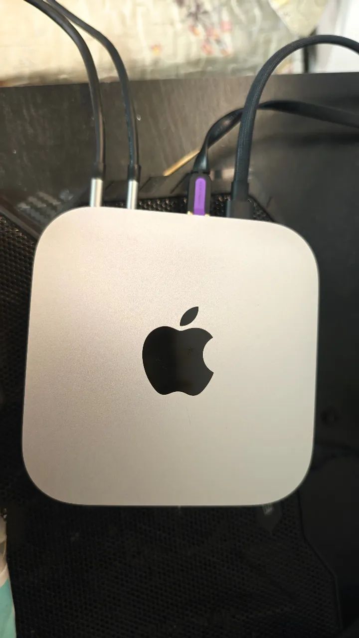 Mac Mini M4 256GB 16GB Ram na garantia até 10/26 na caixa