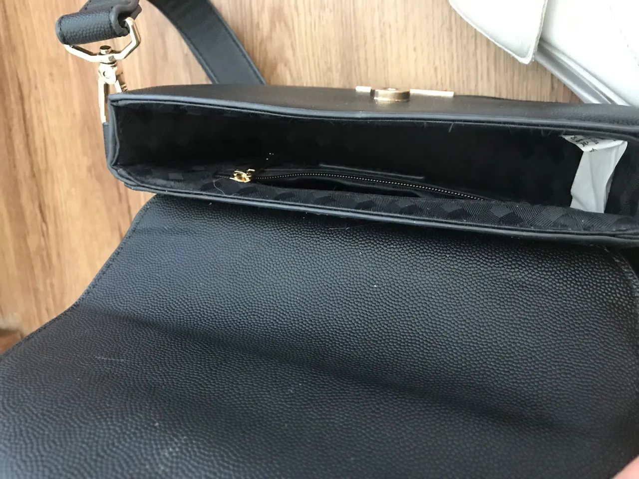 Bolsa de ombro preta, Santa Lolla - Foto 4