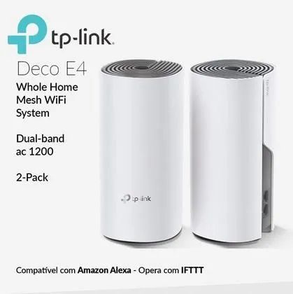 Roteador TP-Link Sistema Wi-Fi Mesh, Deco E4, 2-pack.
