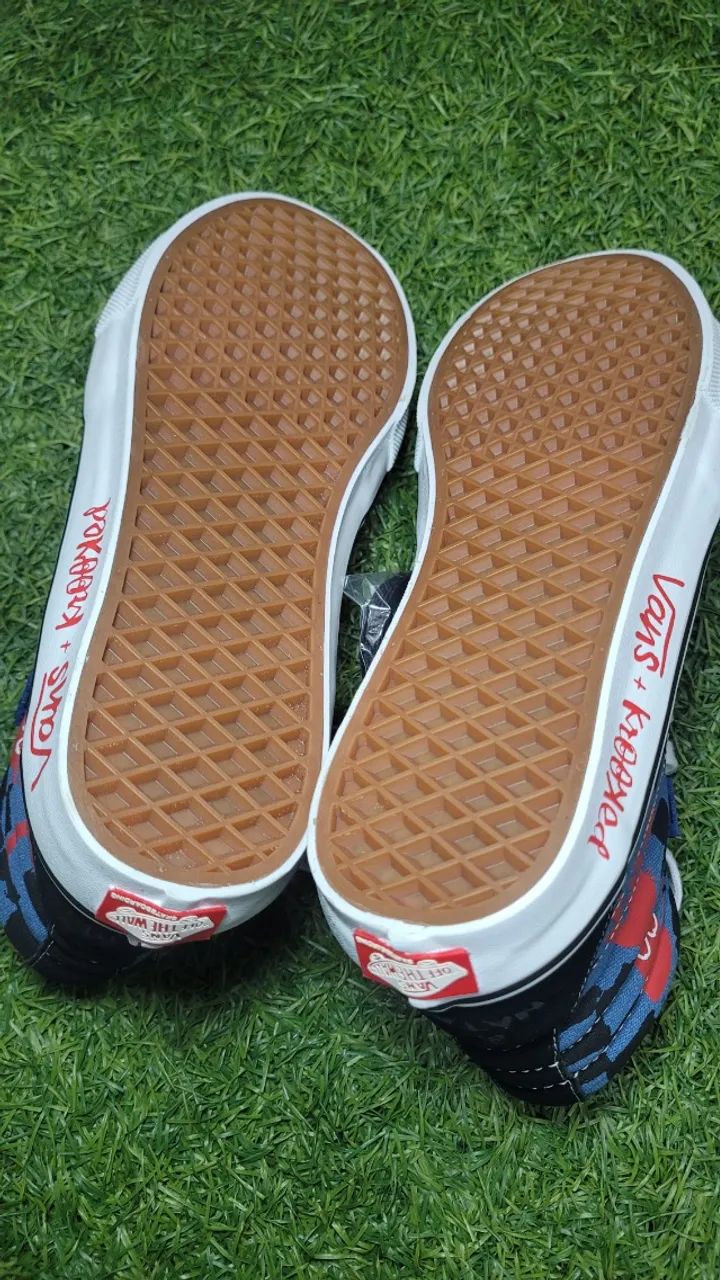 Tênis Vans Skate Sk8-Hi Krooked By Natas For Ray Barbee 41 BR Sem Uso Original - Foto 5