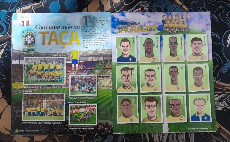 Album Brasil de Todas as Copas (Panini 2013) Completo  - Foto 5
