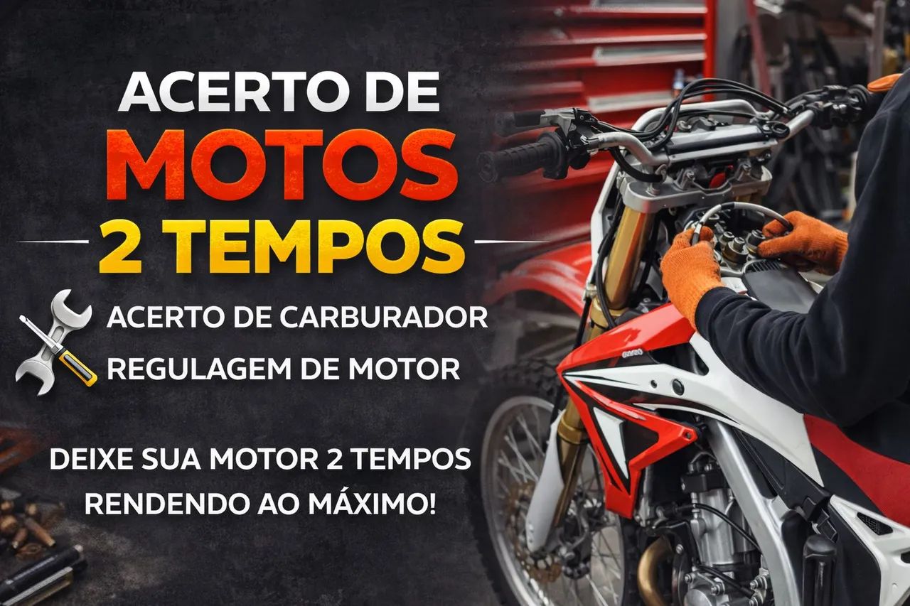 Acerto de motos 2 tempos 