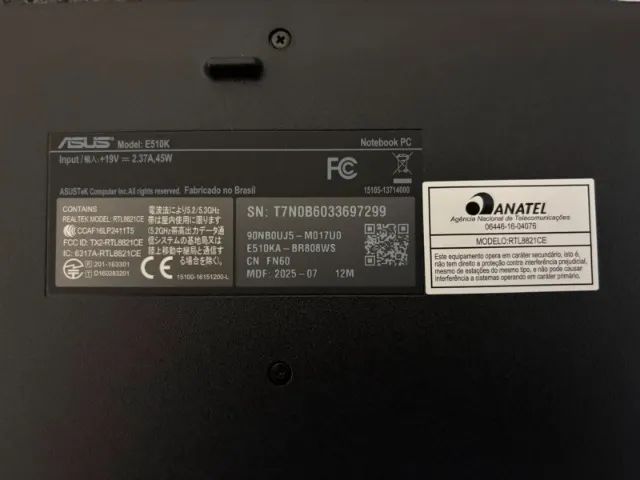 Notebook ASUS E510K - ainda na garantia! - Foto 4