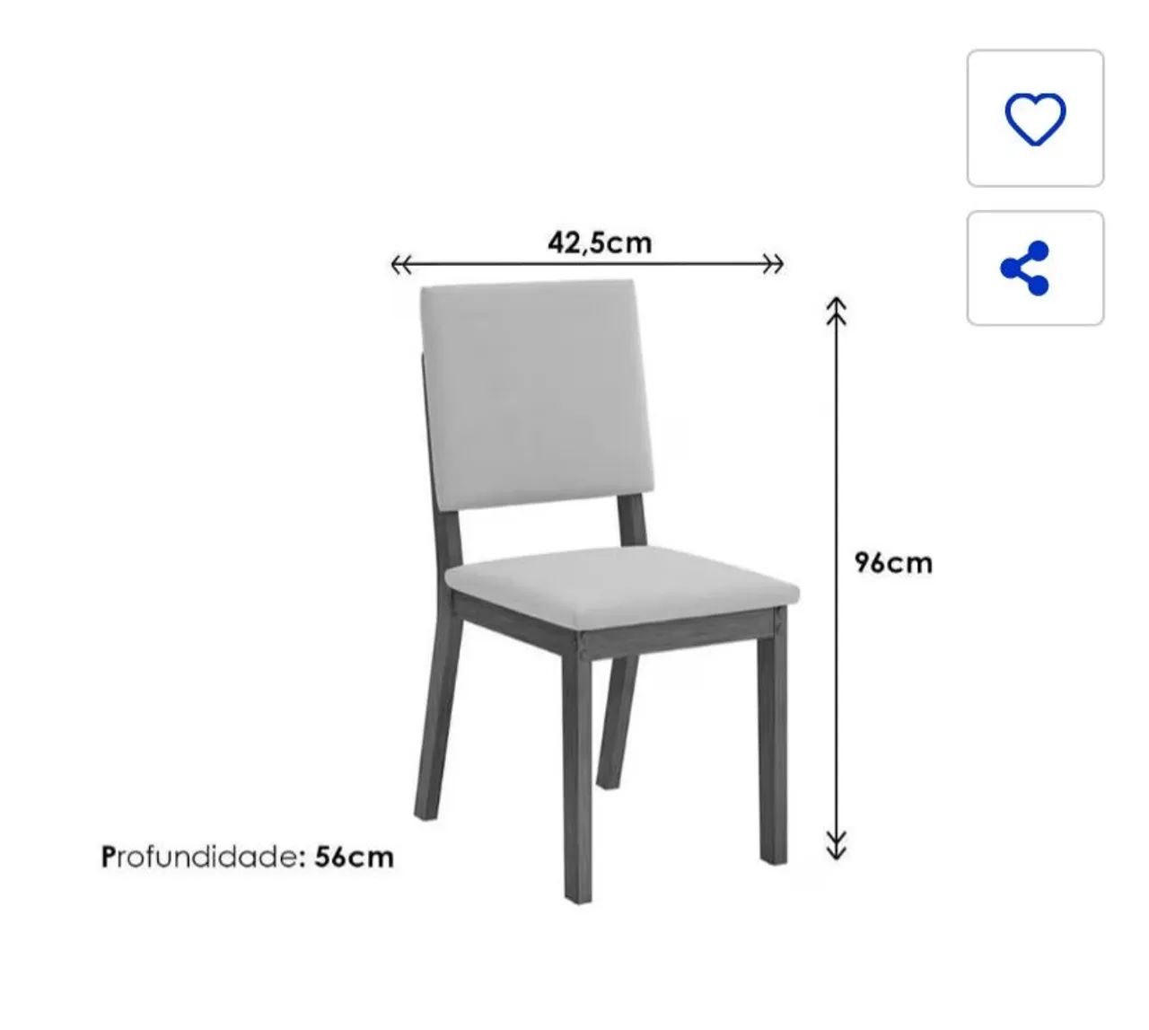Mesa de jantar com 6 cadeiras  - Foto 5
