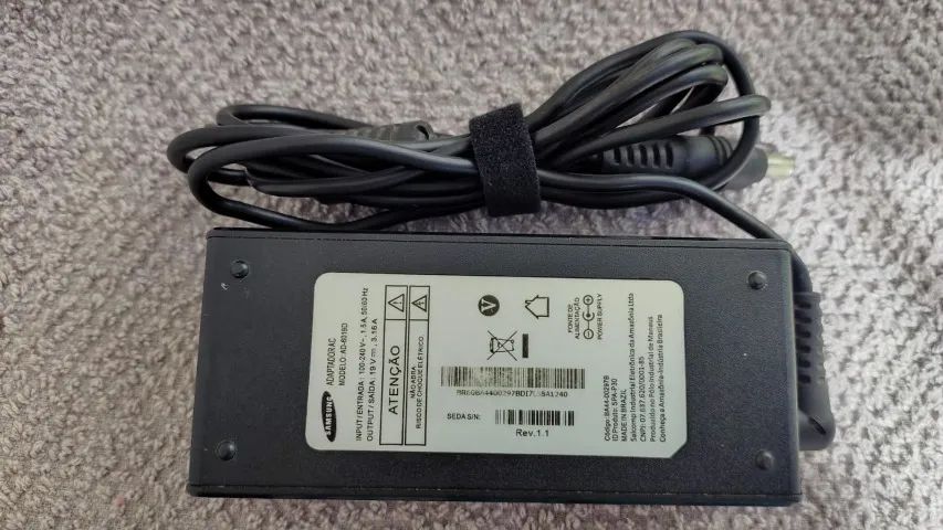 Fonte Externa 19v Notebook Samsung Ativ Book Np270e5j