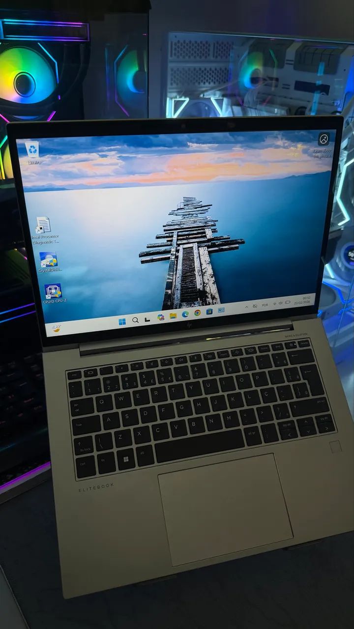 Notebook HP Elite book 840 G9 I5 1245U - 32GB RAM DDR5 - 1TB M2 - 14 Pol - Alumínio 