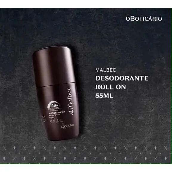 Desodorante Antitranspirante Roll-on Malbec 55ml (Novo Lacrado) - Foto 2