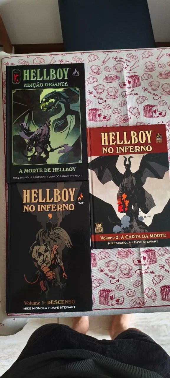 HELLBOY DO INFERNO 1 E 2 + A MORTE DO HELLBOY GIGANTE