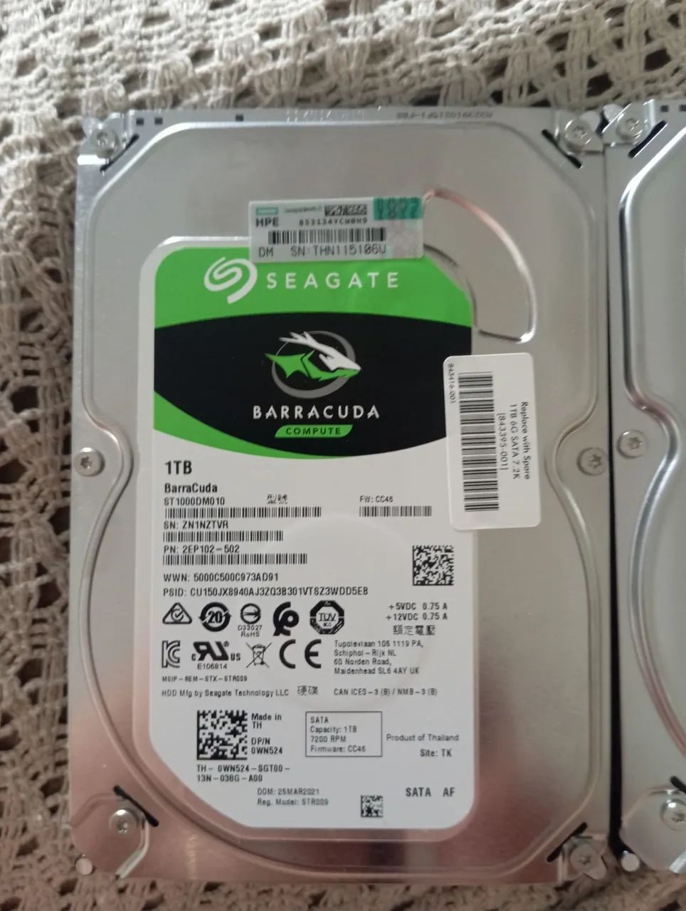 HD Seagate barracuda 1TB