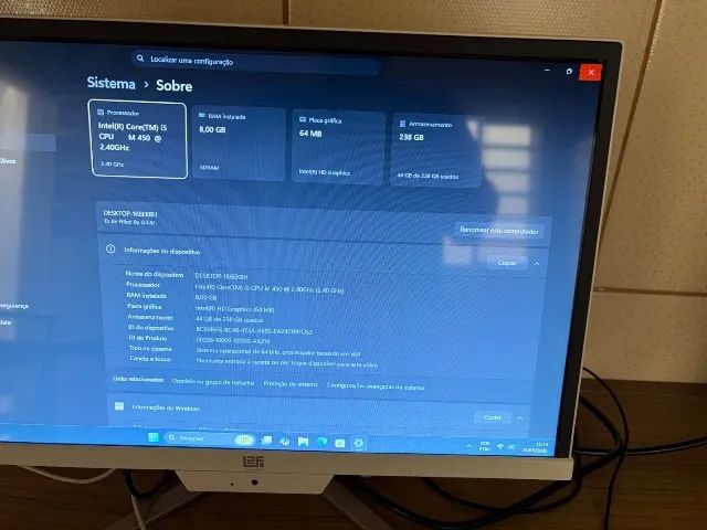 Computador All In One L2F Processador I5 8 De Ram E 256 Ssd - Foto 4
