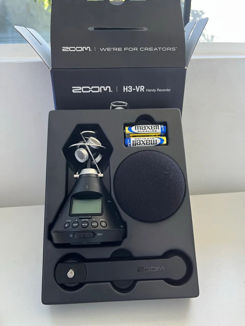 Zoom H3-VR Handy Recorder - Gravador de Áudio Ambiônico 360