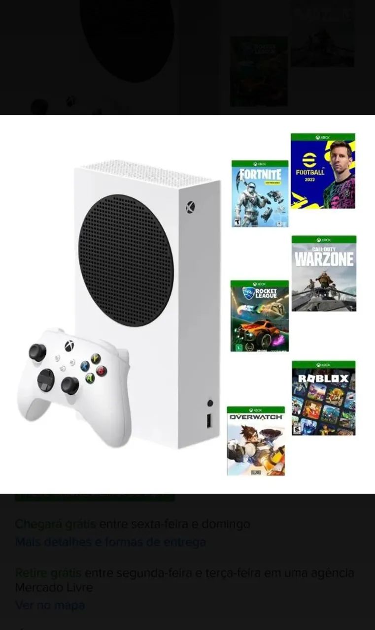 Microsoft Xbox Series S 512gb Standard Cor Branco