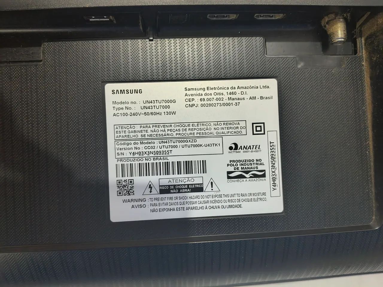 tv Samsung 43 polegadas 