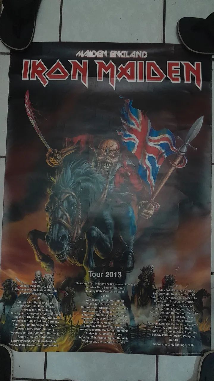 MAIDEN ENGLAND TOUR 2013