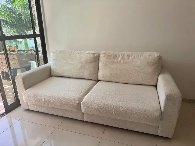 Sofá em linho em ótimo estado.  - Foto 3