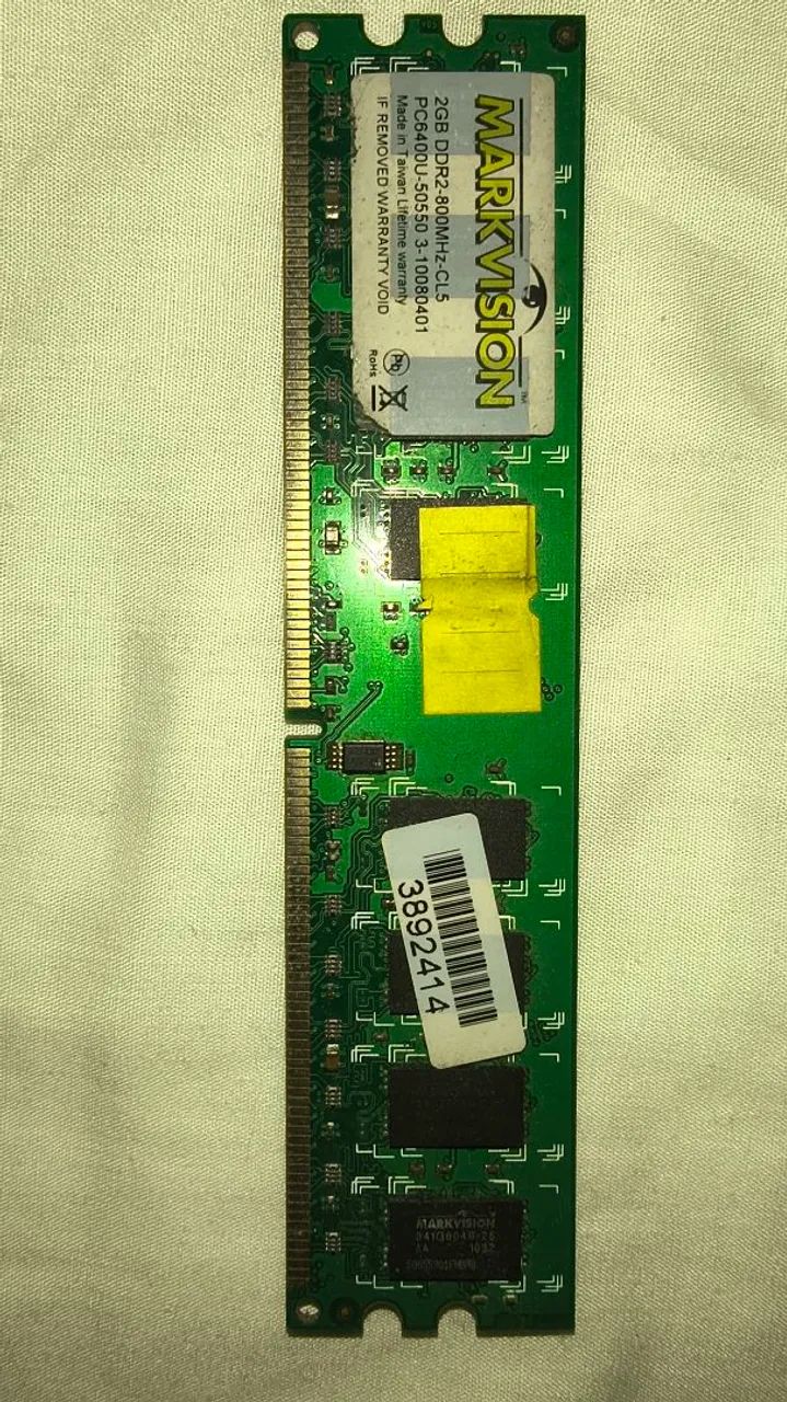 Memória RAM DDR2 2gb Markvision