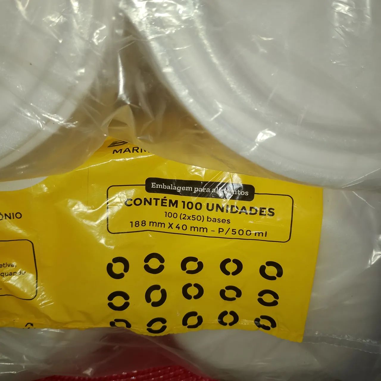 Vendo pacote de Marmitex 500ml