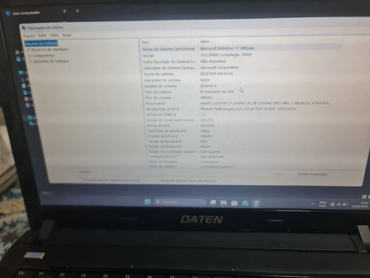 Notebook i7 Daten - Foto 2