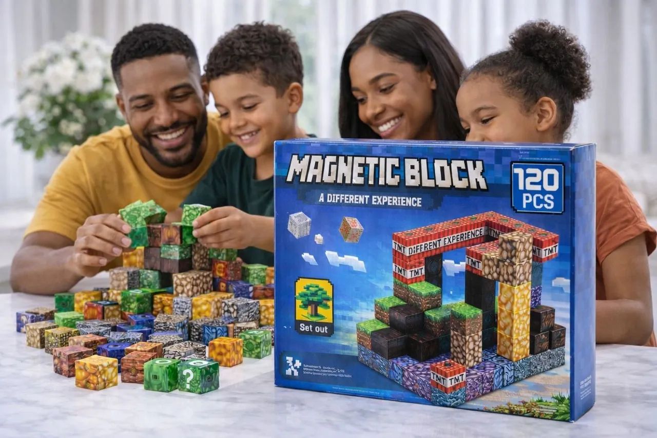 SUPER KIT DE BRINQUEDOS MAGNÉTICO  - Foto 4