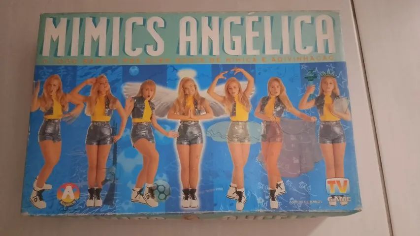 Jogo de Tabuleiro Mimics Angélica  (antigo - 1996) 