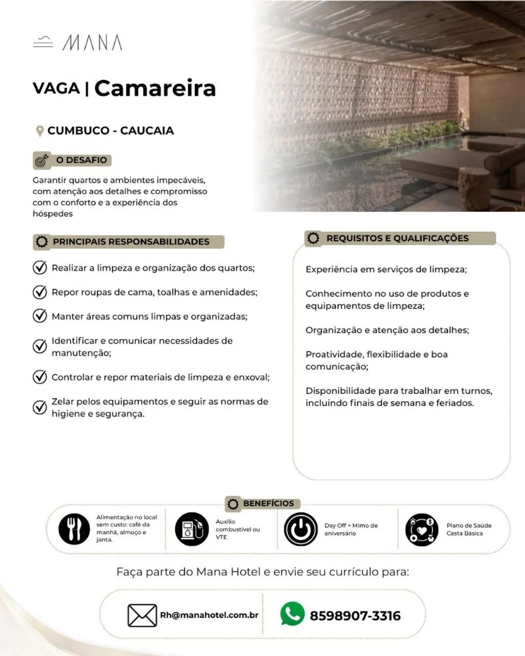 Emprego Cumbuco, Caucaia - Foto 4