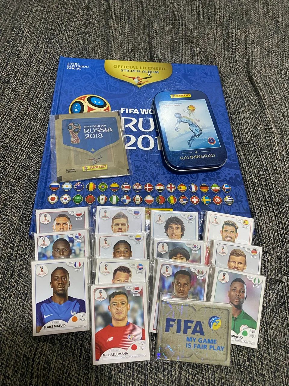 ÁLBUM COMPLETO DA COPA DE 2018